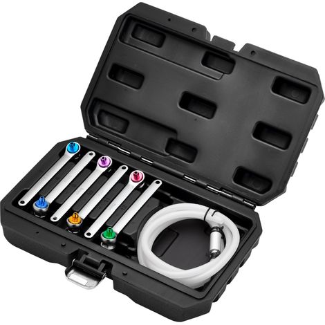 Draper 12395 Professional 7-Piece Brake Bleeder Wrench Set for Automotive Brake Maintenance