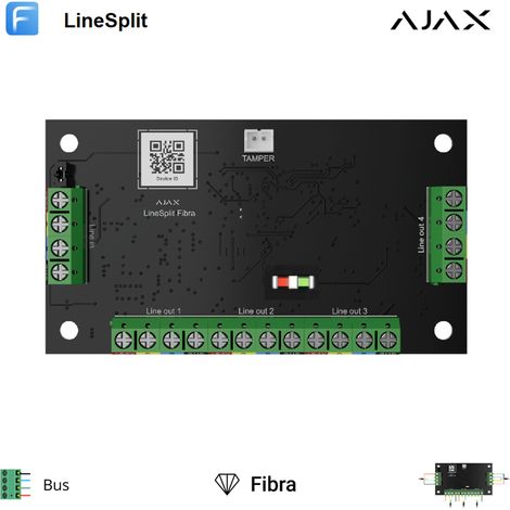 143609 - Superior - Superior LineSplit Fibra - Ajax LineSplit Fibra ASP - Ajax professionelle Sicherheit