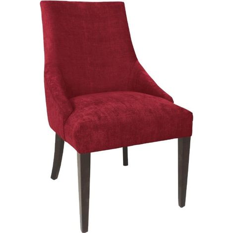 Chaises de restauration Finesse rouge foncé (lot de 2) - BOLERO (1/5)