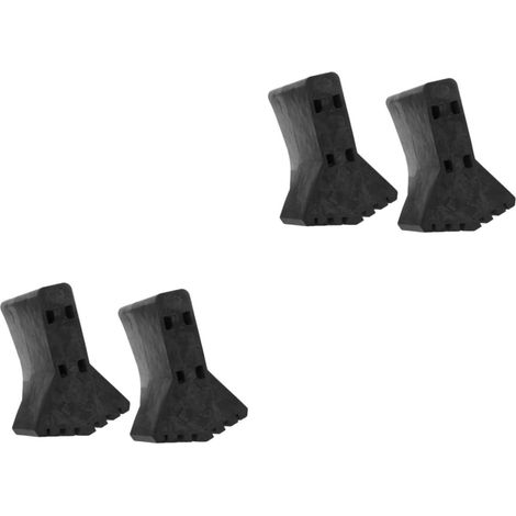 4pièces Couvre Antidérapants Pour Échelles Pour Du Sol Accessoires De Sécurité Pour Escabeaux Et Échelles Télescopiques (1/5)
