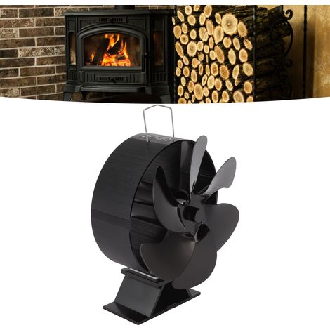 Moteur de cheminée à 6 pales, ventilateur de cheminée auto-générateur, ventilateur de cheminée thermique, ventilateur de cheminée résistant aux hautes températures, ventilateur de circulation d'air. (1/5)