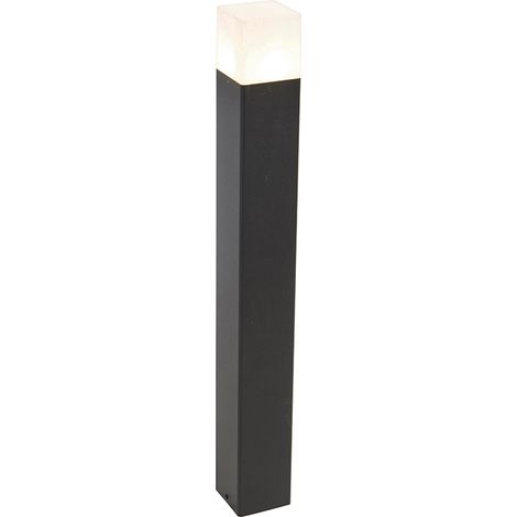 QAZQA Palo da giardino denmark - Moderno - Alluminio,Plastico - Bianco/Nero - Oblungo Max. 1 x Watt