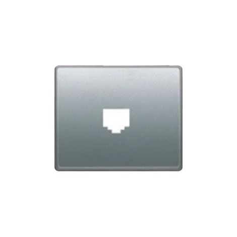 Abdeckbuchse TELF-RJ45 Aluminium Fusion BJC Mega 22782-AF