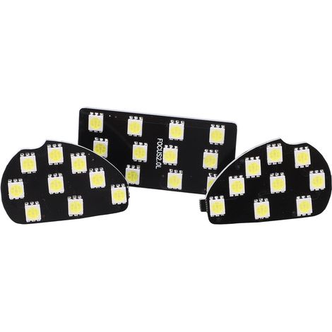 Lot 3 Plafonnier Intérieur LED 30 Lampes 12V Blanc Pur Compatible Ford Focus MK2 2007-2014 Éclairage Habitacle Lampe De Lecture (1/5)
