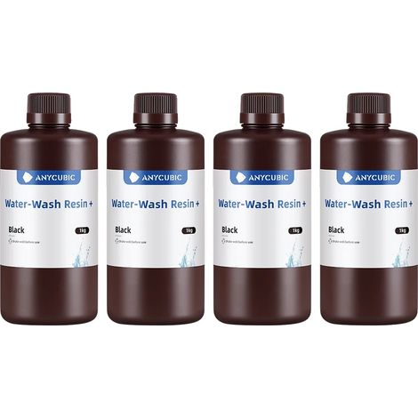 Resina ANYCUBIC trasparente, lavabile con acqua, 2 kg, compatibile con stampanti LCD (1/2)