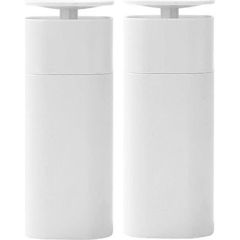 Distributeur De Savon Liquide - 500 Ml - Pour Évier Cuisine Et Salle De Bain - Blanc - 2 Pièces (1/5)