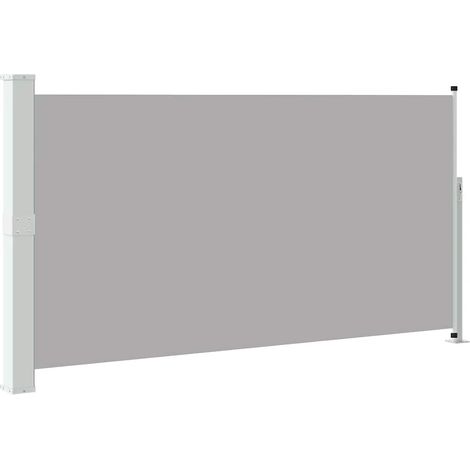 Tenda da Sole Tenda parasole Laterale Retrattile 160 x 300 cm Grigio (1/4)