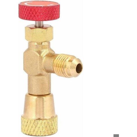 Vanne de régulation de débit en laiton - PZCC - Pour tuyau de charge R410A - 1/4'' - 5/16'' - Installation facile (1/4)