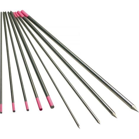 Électrode en tungstène LYMOX d. 2,4 mm longueur 175 mm rose