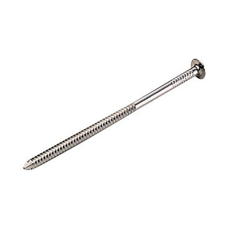 Pointe annelée INOX A4 - Tête bombée LRM GUNNEBO - Ø2,3 x 45 - Boite de 500 (1/2)