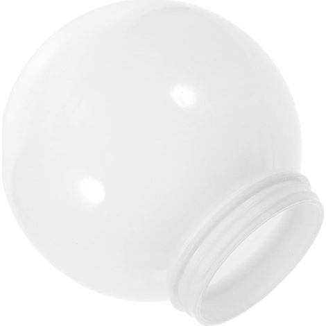Abat Jour Boule Acrylique Extérieur avec Filetage Cache Lampe de Rue Accessoire Luminaire Résistant et Décoratif pour Remplacement Globe (1/5)