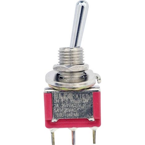 Interrupteur à levier 1 x On/On TE Connectivity 4-1825136-5 250 V/AC 2 A à accrochage 1 pc(s) (1/2)