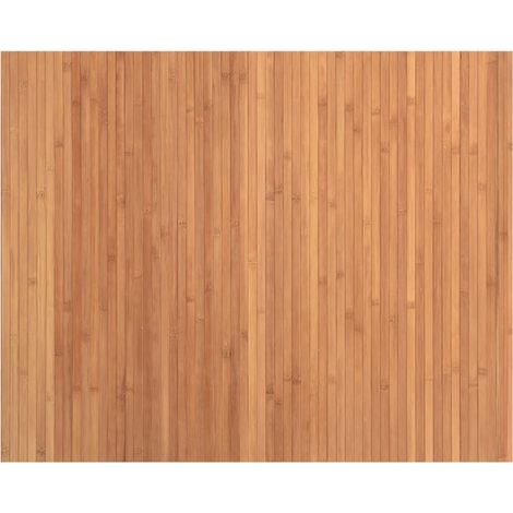 Tapis rectangulaire naturel 80x100 bambou (1/5)
