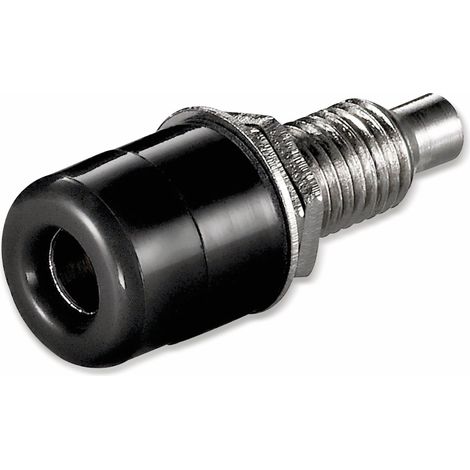 GOOBAY Prises téléphoniques 4 mm, noir, 10 pièces