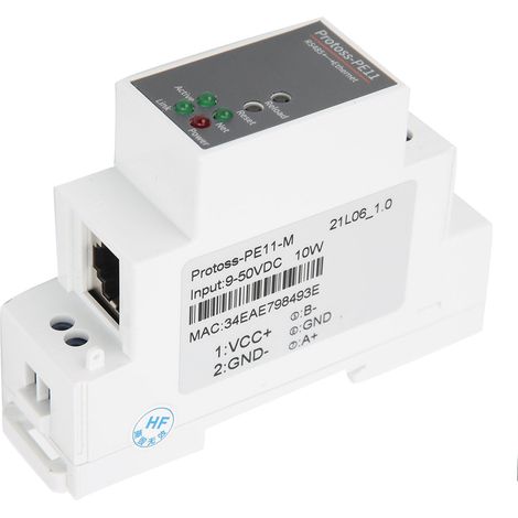 Serveur Série RS485 vers WIFI Montage Rail Module Réseau Ethernet 9-50VDC 10W PE11-M (1/5)