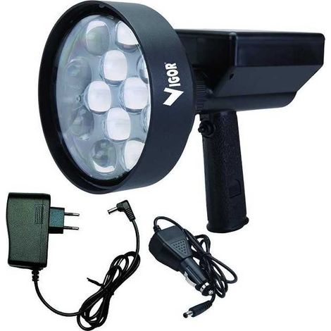 Faro Vigor Led Recargable de Censo Nocturno 36 Vatios