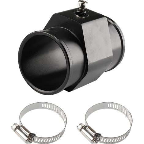 Tuyau Adaptateur Capteur de Température et Jauge, Accessoire Métal pour Tuyau Joint Température L'Eau (1/5)