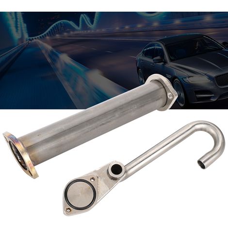 Kit complet de suppression du refroidisseur d'huile et de la vanne EGR en acier inoxydable, compatible avec Ford E-Series, F-Series, E-350, E-450, F250, F350 et F550 6.0L (1/5)
