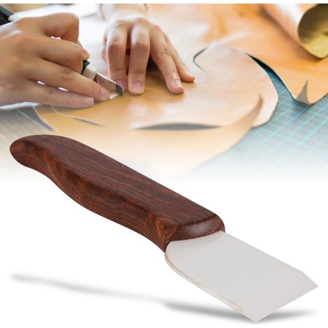 Outil de Sculpture sur Cuir avec Lame en Céramique pour Travail du Cuir DIY (1/4)