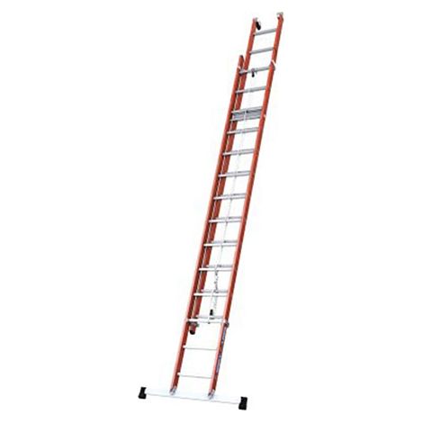 Scala isolante a sfilo manuale 2 elementi - Altezza massima di lavoro : 10.04m - 4332318