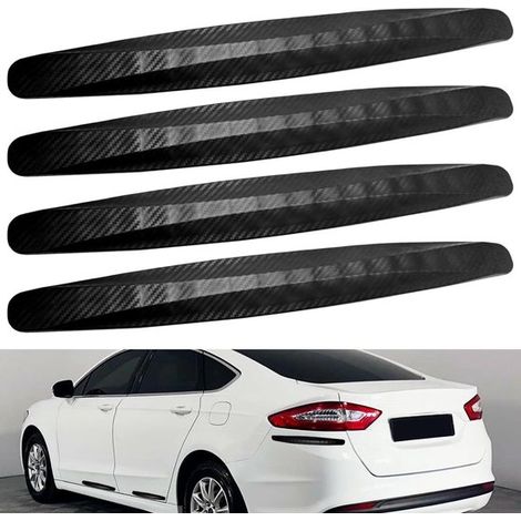 Lot de 4 protections anti-collision noires pour pare-chocs - Anti-rayures - Universelles - Conviennent aux voitures, SUV, pick-ups et camions (1/5)