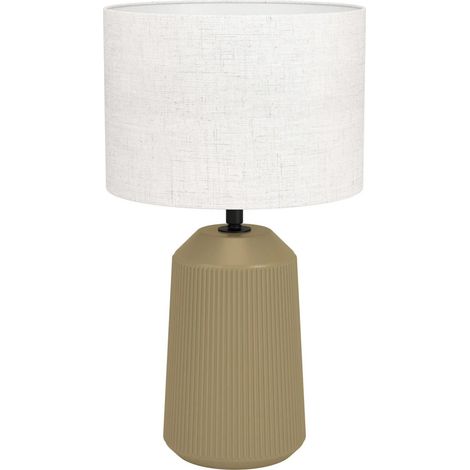 Eglo Tischlampe Capalbio 41 x 23 cm E27 sandfarben/weiß (1/3)