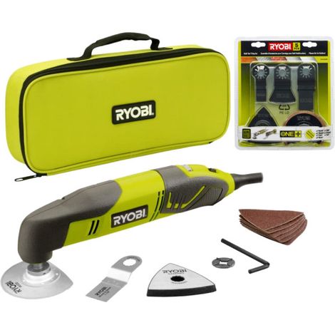 Pack RYOBI Outil multifonctions RMT200-S - 200W - kit spécial carrelage 5 pièces - RAK05MT
