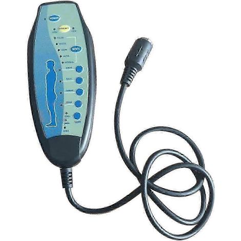 Commande à distance à 8 broches femelles pour fauteuil de massage releveur électrique inclinable (12 V, D75) (sans fonction chauffante) (1/3)