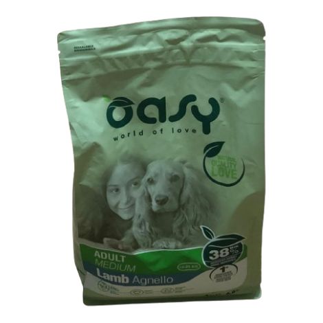 OASY Adult Medium Agnello 3Kg