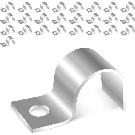 Starre Zaunbefestigungen – 12 mm – Edelstahl 304 – Für Wände und Pfosten – Für Kabel und Drähte – 25er-Packung (1/5)