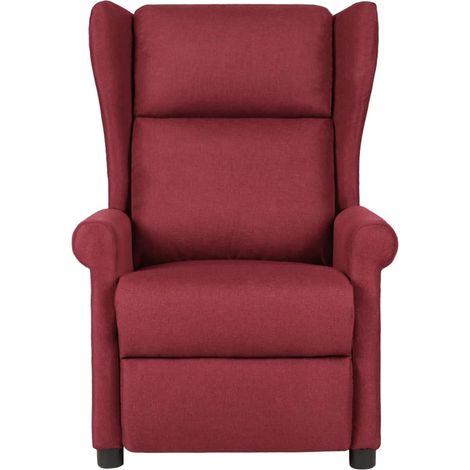 Maison Exclusive - Fauteuil inclinable Rouge bordeaux Tissu (1/5)
