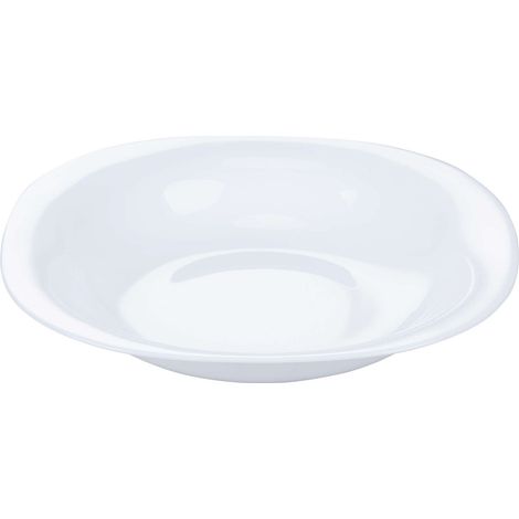 PIATTO FONDO OPALE BIANCO QUADR D23CM (1/2)