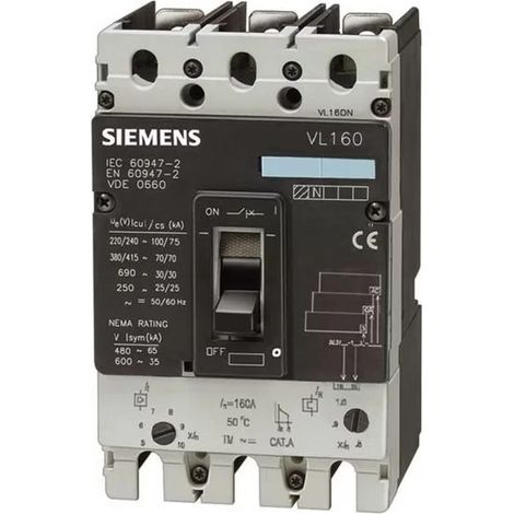 Siemens 3VL2706-3DC33-0AA0 Disjoncteur 415V 3P 63A