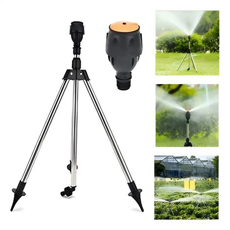 Arroseur rotatif automatique avec trpied 360 degrs kit (1/5)