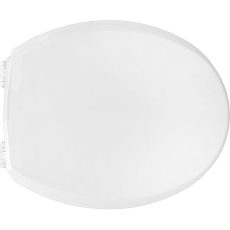 SEDILE WC UNIVERSALE CANYON IN LEGNO CON CERNIERE IN PVC Bianco BEMIS (1/5)