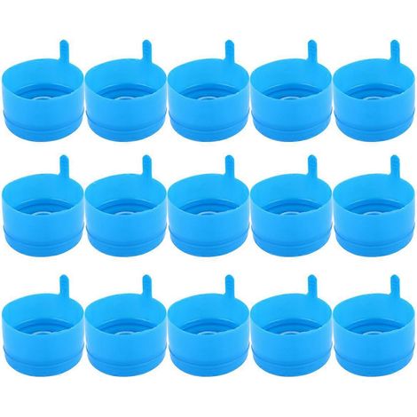 25 Stück Tragbare Wasserspender-Eimer-Flaschenabdeckung Reiner Eimer Schraub Smart Cover Wiederverwendbare Wasserspendergröße Ersatz-5.00X5.00X3.50CM (1/4)