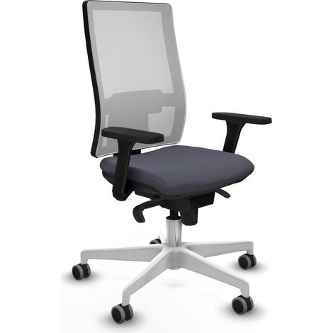 Piqueras-y-crespo Silla de oficina moderna gris oscuro