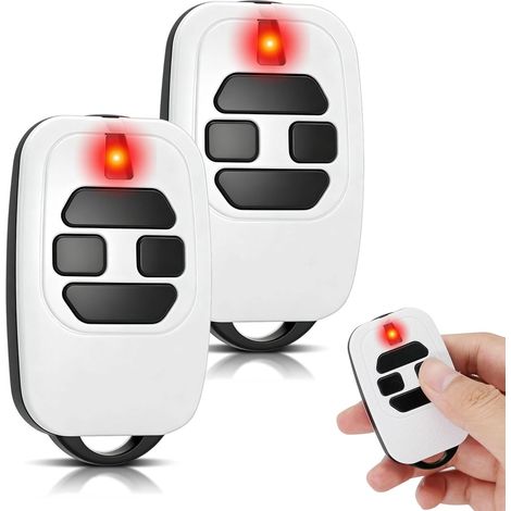 2PCS 433,92 MHz Telecommande Portail DEA, Compatibles GTI2, GTI4, GT2/4, Mio TR2/4, TR2N, TR4N, 4 Canaux, télécommande pour Portail et Porte de Garage avec portée Jusqu’à 150 m (1/5)
