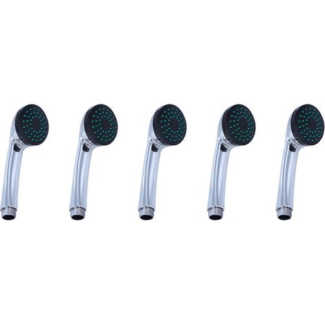 Lot de 5 Multi Function Chrome ABS Economic Douche Head (1/5)