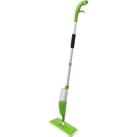 Balai spray avec réservoir amovible – Mop microfibre pour carrelage et parquet – Nettoyage rapide et efficace – Dimensions 40x13x118,5 cm