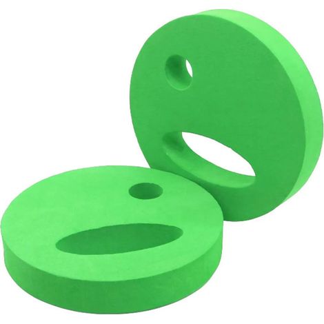 Disques d'aquagym en mousse EVA pour adultes et débutants, poids aquatiques à résistance pour natation et gymnastique aquatique en piscine, lot de 2 pièces (1/5)