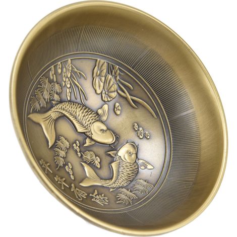 Brûleur d'Encens Rétro en Alliage de Cuivre - Porte-Encens Fumé pour Salon ou Bureau - Style Bronze Antique (1/5)