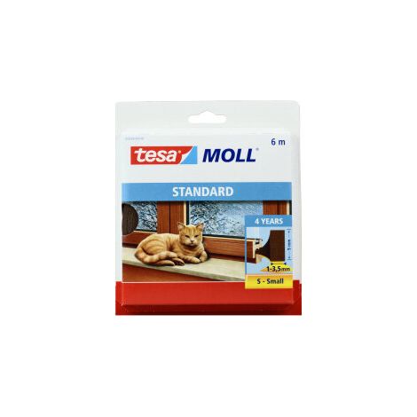 TESA® CALFEUTRER 05559-00101-00 PROFIL CAOUTCHOUC STANDARD PROFIL I 6 M X 9 X 6 MM (1/5)