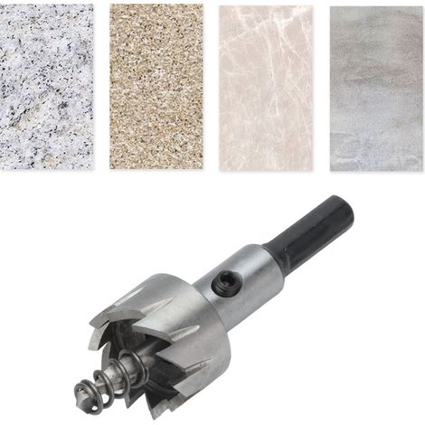 Lochsäge für Holzbearbeitung, Aufweitbohrer für Metall, 23-mm-Bohrer für dicke Eisenplatten (Lieferung in Luftpolsterfolie verpackt) (1/5)