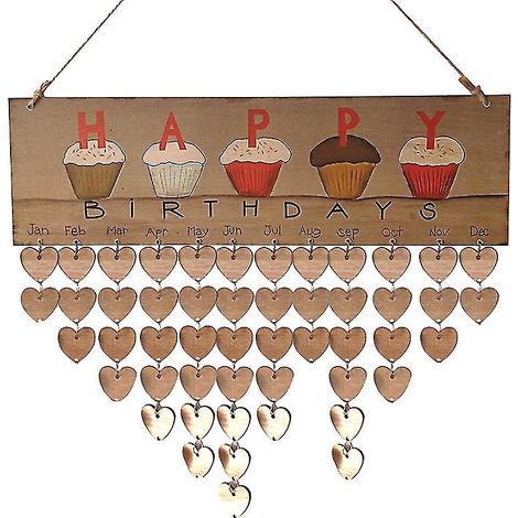 1 calendrier en plaque de bois (1/3)