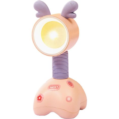 Bonita luz nocturna para niños, mini lámpara de mesa LED, lámpara decorativa para mesita de noche, luz nocturna con forma de animal, regalo de Navidad o cumpleaños para niños. (1/5)