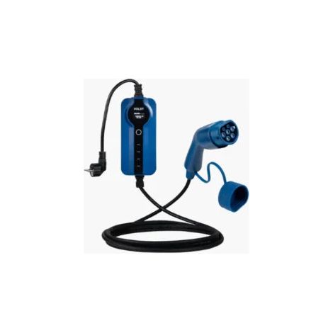 Câble de recharge voiture électrique 8721008666143 – Type 2 – 8/16 A – 3,7 kW – 5 m – Prise Schuko