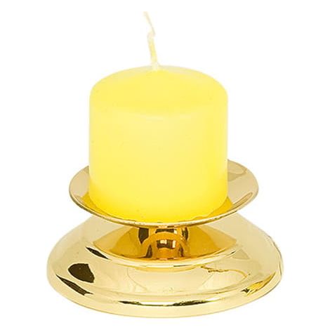 Candeliere color oro 3 cm