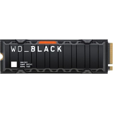 SSD WD Black SN850X da 4 TB M.2 2280 PCIe NVMe (7300/6600 MB/s) WDS400T2XHE con dissipatore di calore (1/5)