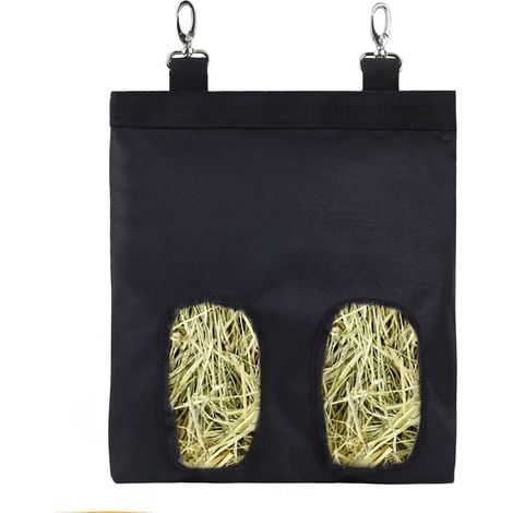 Sac à foin suspendu pour lapins, cochons d'Inde et autres petits animaux, avec bandoulière de transport facile. Tissu Oxford 600D. Convient aux lapins, lapins et chinchillas. (1/5)